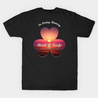 Mark Keefe Shamrock Sunset (on black) T-Shirt